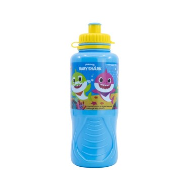 Baby Shark Baby Shark Plastic Ergo Sport Water Bottle - 430 Ml