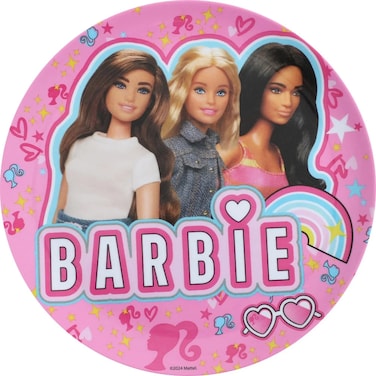 Mattel W/O Rim Barbie Melamine Plate W/O Rim