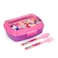 Disney Princess Bright &amp; Bold Plastic Lunch Box With Cutlery