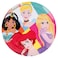 Disney Princess Bright &amp; Bold Melamine Plate W/O Rim