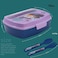 Disney Box With Cutlery Frozen Trust The Plastic Lunch Box With Cutlery