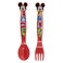 Disney Mickey Mouse Better Together Plastic 2 Pcs Cutlery Set