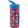 Marvel Spiderman Arachnid Grid Plastic Sipper Water Bottle - 410 Ml