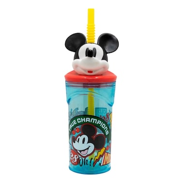 Disney Mickey True Champions Plastic 3D Figurine Tumbler - 360 Ml