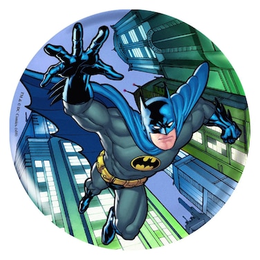 Dc Comic'S Batman Melamine Plate W/O Rim