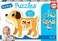 Educa - Set Of 5 Progressive Children's Puzzles Of 2 To 4 Pieces. Baby Puzzles Pets. From 12 Months (17573)