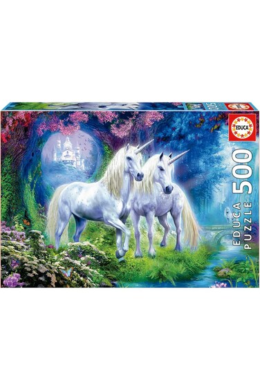 Educa 500 pc Unicorn in the Forest Puzzle 17648