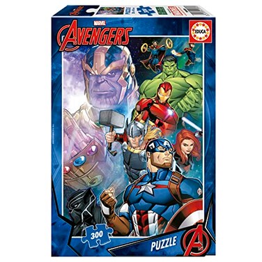 Educa - Puzzle With 300 Pieces For Babies, Avengers. Measurement: 28 X 40 Cm. Consigliato Starting From 6 Years (19680)