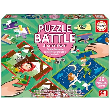 Educa - Puzzle Battle Stories. An Authentic Battle Of Pieces, Be The First To Complete Your Puzzle To Become The Winner. Ages 4+ (20117)
