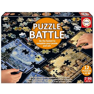 Educa - Puzzle Martial Art An Authentic Battle Of Pieces, Be The First To Complete Your Puzzle To Become The Winner. Ages 7+ (20122)