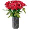 Educa - Rose Bouquet Flower Art, Craft Kit For Making Twelve Red Paper Roses Without Glue Or Scissors. Recommended From 6 Years (20139)