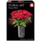 Educa - Rose Bouquet Flower Art, Craft Kit For Making Twelve Red Paper Roses Without Glue Or Scissors. Recommended From 6 Years (20139)