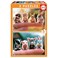 Educa - Set Of 2 Children's Puzzles With 20 Pieces. Babies Animals. Measurements: 28 X 20 Cm. Recommended From 4 Years (20221)