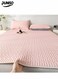 3-Piece of Ice Silk Cooling Bedding Set,Extreme Heat Cooling Bedding Set,Anti-Slip Latex Cool Silk Bed Cover with Pillowcases,Latex Mattress Pad for Summer Heat,Breathable Sheets,Night Sweat Relief,180*200CM,Pale Pink