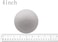 CRAFT MAGIC 6-Pack 4-Inch Foam Balls &ndash; White Polystyrene Smooth Round Balls for Arts &amp; Crafts, School Projects, Weddings, Christmas and Home Decoration