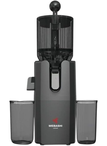 MEBASHI Slow Juicer, 120mm Wide Chute, 250W DC Motor, Double-Squeezing Technology, (ME-SJ3071)