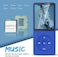 AGPTEK 16GB A02 MP3 Player 70 Hours Playback Lossless Sound Music Player Supports up to 128GB Dark Blue Multifunctional Sports MP3 Player for Indoor Outdoor, USB, Aux
BLACK