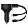 Baseus Enjoyment Series 30W Car Charger with Retractable 2-in-1 C+L Cable 30W Black
