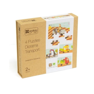 4 Puzzles Diorama Transport