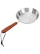 Sorandy Frying Pan, Stainless Steel Frying Pan Mini Non-Coated Non-Stick Pan Stay Cool Handle Gas Induction Stove Universal Frying Pan, for Household Restaurant (12CM)
