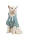 QWINEE Basic Dog Hoodie, Dog Warm Jacket, Cat Apparel, Dog Shirt, Dog Clothes for Puppy Kitten Small Medium Dogs Cats Cadet Blue XS