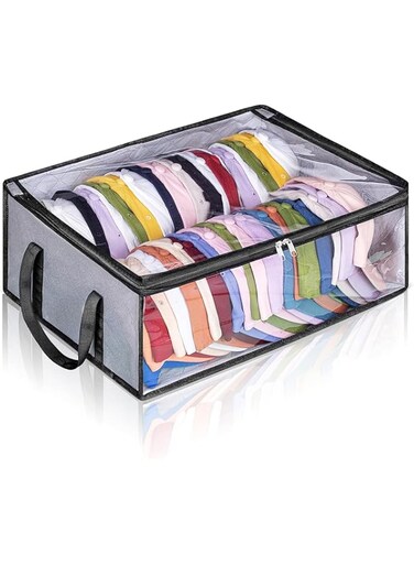 THE WHITE SHOP Wide Hat Storage for Baseball Caps, Large Capacity Hat Organizer for Closet Cap Holder Holds up to 40 Hats (Color : Gray)