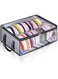 THE WHITE SHOP Wide Hat Storage for Baseball Caps, Large Capacity Hat Organizer for Closet Cap Holder Holds up to 40 Hats (Color : Gray)