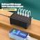 Crony WT268 30USB Ports, Smart Charger Station, 150W, Safe, Fast Charging, Charge Multiple Devices, Sponge Foot Pad, PWM Power Management Chip, Fire Retardant