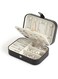 CASEGRACE Travel Jewelry Case, Small Jewelry Box Travel Jewelry Organizer Double Layer for Necklace Earring Rings Jewelry Holder Case, Black