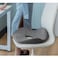 Memory Foam Seat Cushion, Grey, Ergonomic Design, Pressure Relief Support, Office Chair and Home Use
