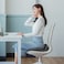 Memory Foam Seat Cushion, Grey, Ergonomic Design, Pressure Relief Support, Office Chair and Home Use