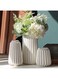 MCHERRY White Ceramic Vase -Set of 3 Boho for Modern Home Decor,Nordic Minimalism Decor Office Entryway Living Room Centerpiece Table Decorations Vases