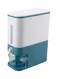 Rice Storage Dispenser White/Blue 12kg