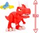 IMC - DINOBYTES - BATTLE DINO'S (RED)