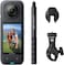 Insta360 X4 Motorcycle Bundle- 8K Waterproof 360 Action Camera, 4K Wide-Angle Video, Invisible Selfie Stick, Removable Lens Guards, 135 Min Battery Life, AI Editing, Stabilization, No Micro SD Card
