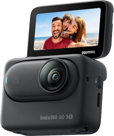 Insta360 Go 3S 4K Standard Edition Action Camera, 128GB, Midnight Black