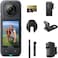 Insta360 X4 Creator Bundle - 8K Waterproof 360 Action Camera, 4K Wide-Angle Video, Invisible Selfie Stick, Removable Lens Guards, 135 Min Battery Life, AI Editing, Stabilization, For Sports, Travel