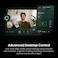 Insta360 Link 2C Pro AI 4K Webcam, 1/1.3&rdquo; Sensor, Auto Framing, AI Noise Reduction, Multiple Audio Pickup Modes, Smart Whiteboard &amp; Streaming - Graphite Black