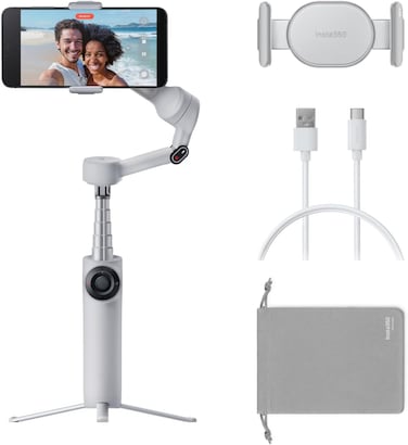 انستا360 حزمة قياسية فلو 2 / رمادي حجري