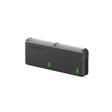 Insta360 X5 Utility Fast Charge Case  Dual Slot X5 Battery Charger &amp; Storage, Charges 3x Batteries at the same time (2x in the case, 1x X5 Battery), Built-in USB- C Cable, 3x Micro SD Card Slots