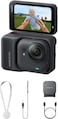 Insta360 Go Ultra Standard Bundle Midnight Black - Tiny Hands-Free 4K Cam, Lightweight &amp; Portable, Low Light Excellence, Mount Anywhere, Flowstate Stabilization, 200 Min Battery Life