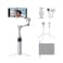 Insta360 Flow 2 Gimbal AI Tracker Bundle  Handheld Gimbal w/ Deep Track 4.0 Precise Subject Tracking, Gesture Control, for Livestreamers, Bloggers, Video Calls, for Android and iOS - Stone Grey
