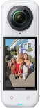 Insta360 X5 Stand Alone  15M Waterproof 8K 360 Action Camera, Dual 1/1.28" Sensor, Low Light Capture, Wind Guard, Replaceable Lens, 185 Mins Battery Life, AI Editing, Auto Stabilization - Satin White