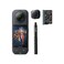 Insta360 X5 Starter Bundle X5 Camera + Extra Battery + 114cm Invisible Sefie Stick + Lens Cap, 15m Waterproof 8K 360 Action Camera, Low Light Capture, for Creators &amp; Starters Kit