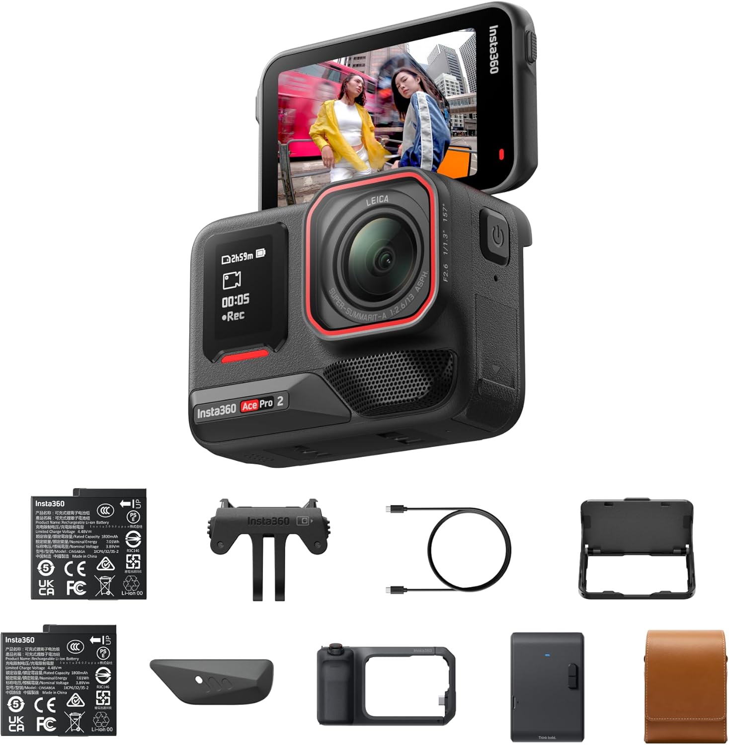 إنسا 360 Insta360 Ace Pro 2 Flash Print Bundle