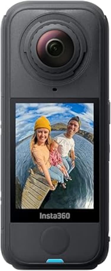 Insta360 X4 Air - Lightweight 165g 8K 360 Camera, Invisible Selfie Stick Effect, Replaceable Lenses, Shoot First &amp; Frame Later, Built-in Wind Guard, FlowState Stabilization, AI-Powered App