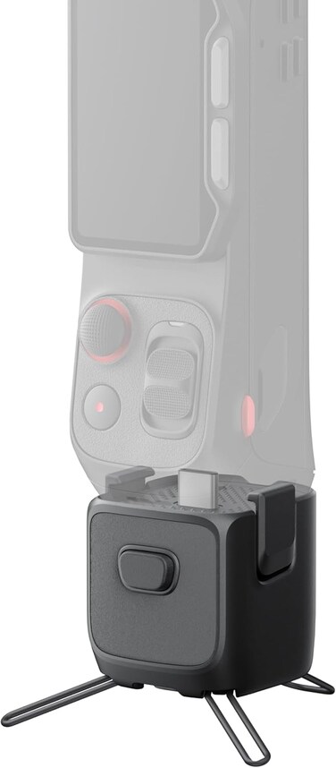 Insta360 Luna Series 1/4 Inch Thread Handle  Built-In Tripod, Handheld Grip and Accessory Mount for Luna Ultra/Pro, Black