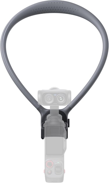 Insta360 Neck Mount for Luna Ultra, Hands-Free First-Person POV Camera Mount with One-Click Locking Mechanism, Grey/Black
