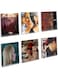 Dezzer 6 Pack Acrylic Vinyl Record Shelf, Clear Acrylic Album Record Holder, Clear Floating Shelves Wall Mount and Display Your Favorite LP Records in Style - (30.2 L x 4 W x 4 H cm)