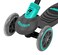 Mu&ntilde;ecas Saica 3400 3 Wheels Scooter, Turquoise